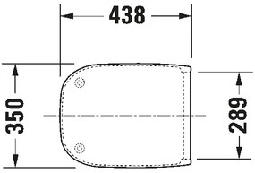 Duravit 67390099 - WC sedátko SoftClose D-CODE 35 x 43,8 cm biele