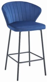 Barová stolička GATTA - modrá