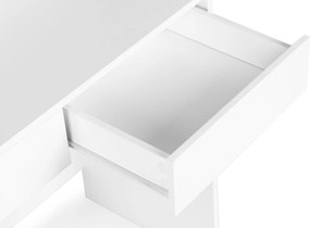 Toaletní stolek s LED osvětlením Cirko 80 cm bílý