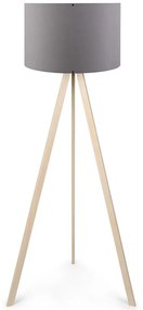Stojacia lampa AYD 1xE27/60W/230V šedá/béžová