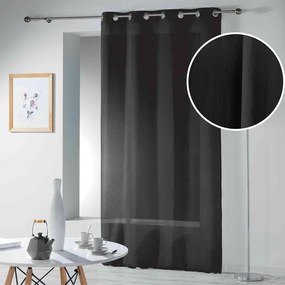 Čierna záclona 140x280 cm Telma – douceur d'intérieur