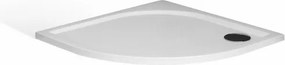 Roltechnik Outlet Štvrťkruhová sprchová vanička iCAST ROUND z liateho mramoru ROTH-Variant: rozmery: 80x80 cm - (iCAST_ROUND_80x80 - 8000219)