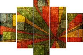Obraz geometrické abstrakcie (150x105 cm)