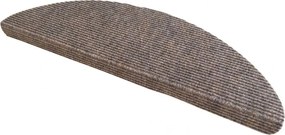 Vopi Nášľapy na schody Quick step béžový polkruh, samolepiaci - 24x65 polkruh (rozmer vrátane ohybu)