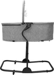 Detské hojdacie kreslo 4v1 Moon 35 sivé