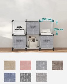 Set stohovateľných boxov ROB026G26V1 (6 ks)