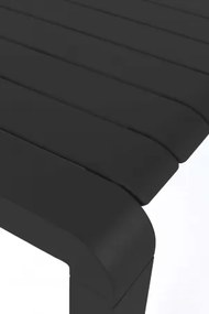 ZUIVER VONDEL lavica Čierna 175 cm