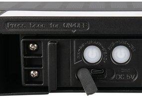 LED nástenné solárne vonkajšie svietidlo (výška 6 cm) Bilbao – Reality