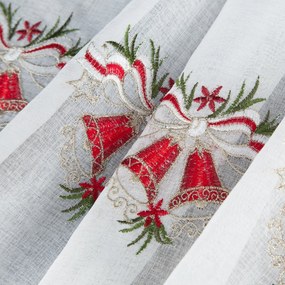 KRÁTKA ZÁCLONA NA PÚTKACH XMAS17 145X40 CM VZOROVANÁ