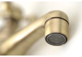 Stojančekový umývadlový ventil v bronzovej farbe Antea – Sapho