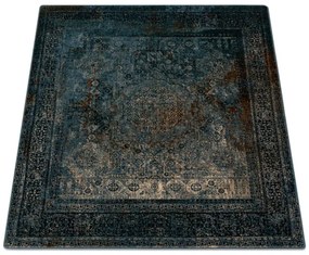 Koberec OMEGA MAMLUK Vintage rozeta, tmavomodrý
