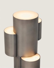 Čierna kovová LED stolová lampa so stmievačom (výška 26,5 cm) Adrina – Kave Home