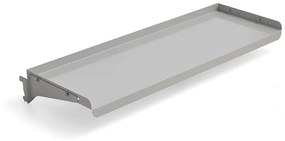 Polica na náradie, 900x300 mm, šedá