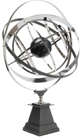Armillary dekorácia sivo-strieborná 82 cm