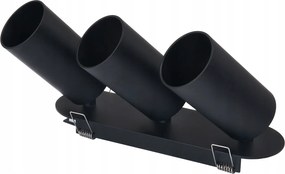 BERGE LED svietidlo 3xGU10 bodové - čierne