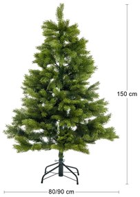 Vianočný stromček Christee 4 150 cm - zelená