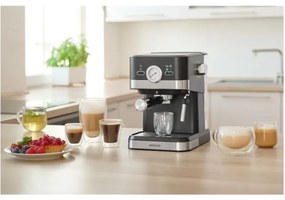 Sencor pákový espresso kávovar 1050W/230V čierny/matný chróm
