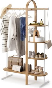 Biela prírodná predsieňová zostava z eukalyptového dreva Bellwood - Umbra