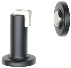 Magnetická dverná zarážka RK.ZAR.008, čierna