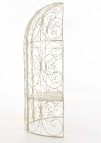 Oblúk na ruže Rosie s lavičkami - Krémová antik