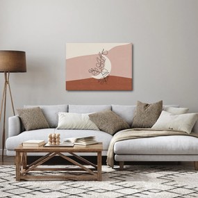 Obraz - Boho listy N⁰2 (70x50 cm)