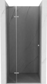 Mexen Roma, sprchové dvere do otvoru 100 x 190 cm, 6mm šedé sklo, chrómový profil, 854-100-000-01-40