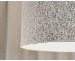 Duolla - Prisadený luster ROLLER ECO RECYCLING 1xE27/15W/230V pr. 45 cm šedá