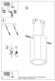 Sollux SL.1033 - Bodové svietidlo ZEKE 1xGU10/40W/230V 10 cm dub