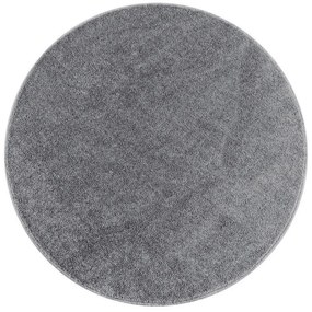 Kusový koberec Ata 7000 lightgrey kruh, 120x120 (priemer) kruh, šedá, obývacia izba, Ayyildiz