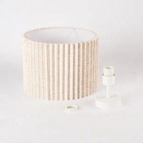 Brilagi - Prisadený luster NORDIC WAVE 1xE27/15W/230V priemer 32 cm ľan/biela