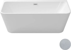 Besco Akrylátová voľne stojaca vaňa Varya Glam S 170x80 BESCO-Typ výpuste: Click-Clack s prepadom, grafit, BESCO-Rozmery: 170x80, BESCO-Farba: Biela/…