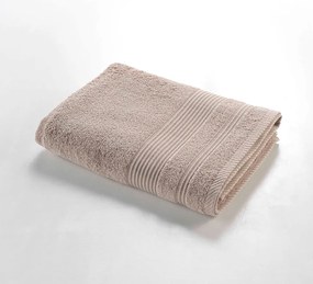 Béžová froté bavlnená osuška 70x130 cm Tendresse – douceur d'intérieur