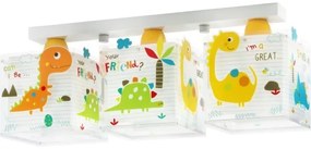 Dalber D-73453 - Detské stropné svietidlo DINOS 3xE27/60W/230V