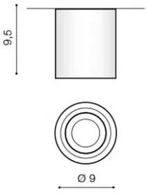 Azzardo AZ2690 - Kúpeľňové stropné svietidlo BRANT 1xGU10/50W/230V IP44