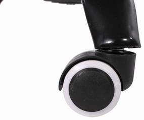 Sivobéžové kancelárske kreslo AVOLA z eko kože