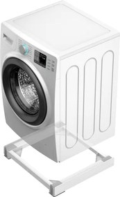 Meliconi 656146 -Antivibračná podložka pod práčku s výsuvnými kolieskami 61 cm biela