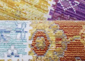 Koberce Breno Kusový koberec QUANTUM 1807 Patchwork, viacfarebná,80 x 150 cm