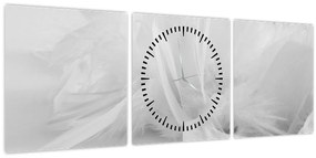 Obraz - Perie (s hodinami) (90x30 cm)