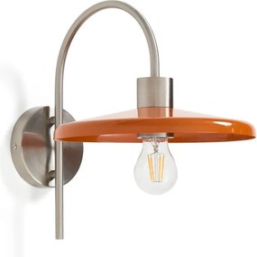 Oranžové nástenné svietidlo ø 27 cm Nuvira – Kave Home