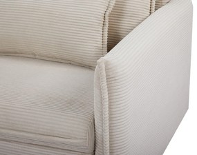 Rozkladacia pohovka APARTMENT 215 cm rebrovaná béžová