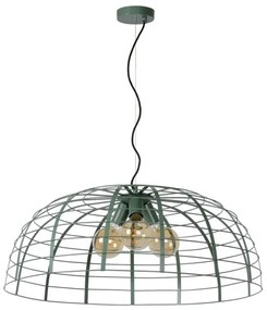 Lucide 45449/76/37 - Luster na lanku ELODIE 3xE27/40W/230V tyrkysová