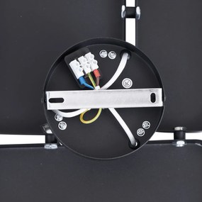 Dizajnové nástenné svietidlo čierne 3-svetlá - Planes