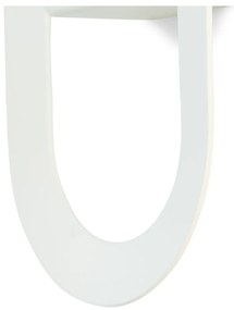 Biely nástenný oceľový háčik Coucou – Spinder Design