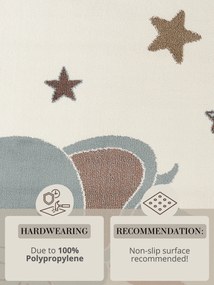 Hanse Home, Detský koberec Adventures 106430 Cream Multicolor, 200x290, viacfarebná, detská izba