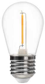 Dekoračná LED žiarovka E27 teplá 2700k 1w 59 lm plastová
