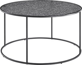 XXXLutz KONFERENČNÝ STOLÍK, čierna, kov, sklo, 80/80/45 cm Livetastic - Stolíky do obývačky - 001769015003