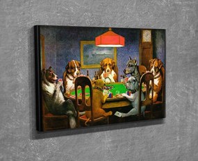 Reprodukcia obrazu Poker Game 30x40 cm viacfarebná