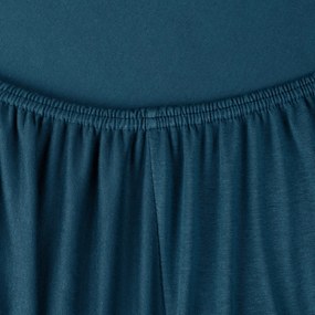 BAVLNENÉ PRESTIERADLO S GUMOU ADELA 90X200X25 CM TMAVOMODRÁ