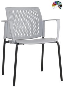 Konferenčná rokovacia stolička LOGOS 4NOHY PLAST