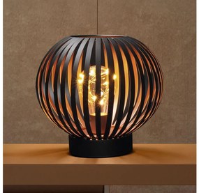 Solight WO3102 - LED Dekoračná stolná lampa LED/3xAA čierna/meď